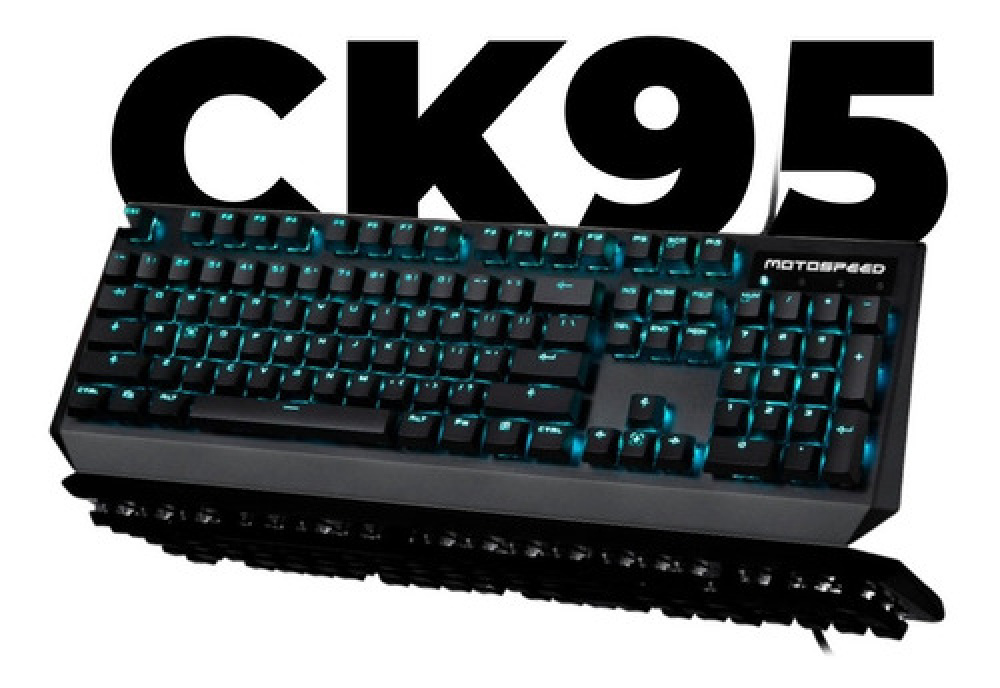 Gaming Mechanical Keyboard Motospeed CK95 Wried 104 Keys Keyboard LED Backlit