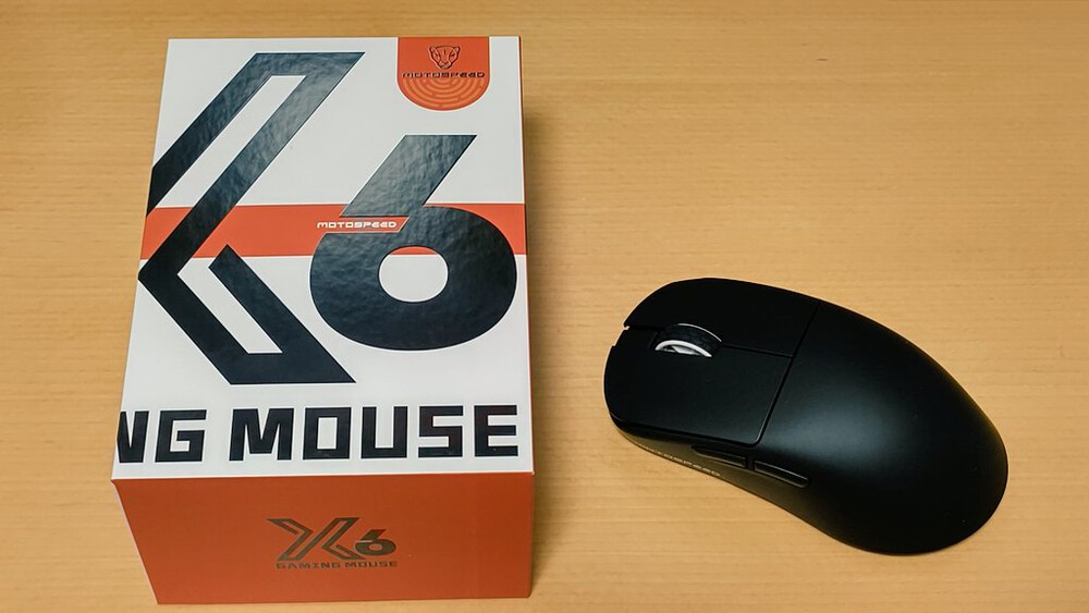 Motospeed X6 MAX 8K Wireless Mouse Lightweight PAW3950 Rechargeable 30000DPI Dual-mode 43g