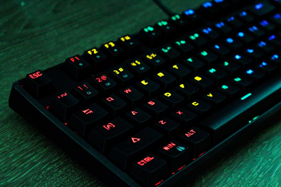 WS1 Rainbow BLACK Mechanical Keyboard SWITCH QUANG HỌC