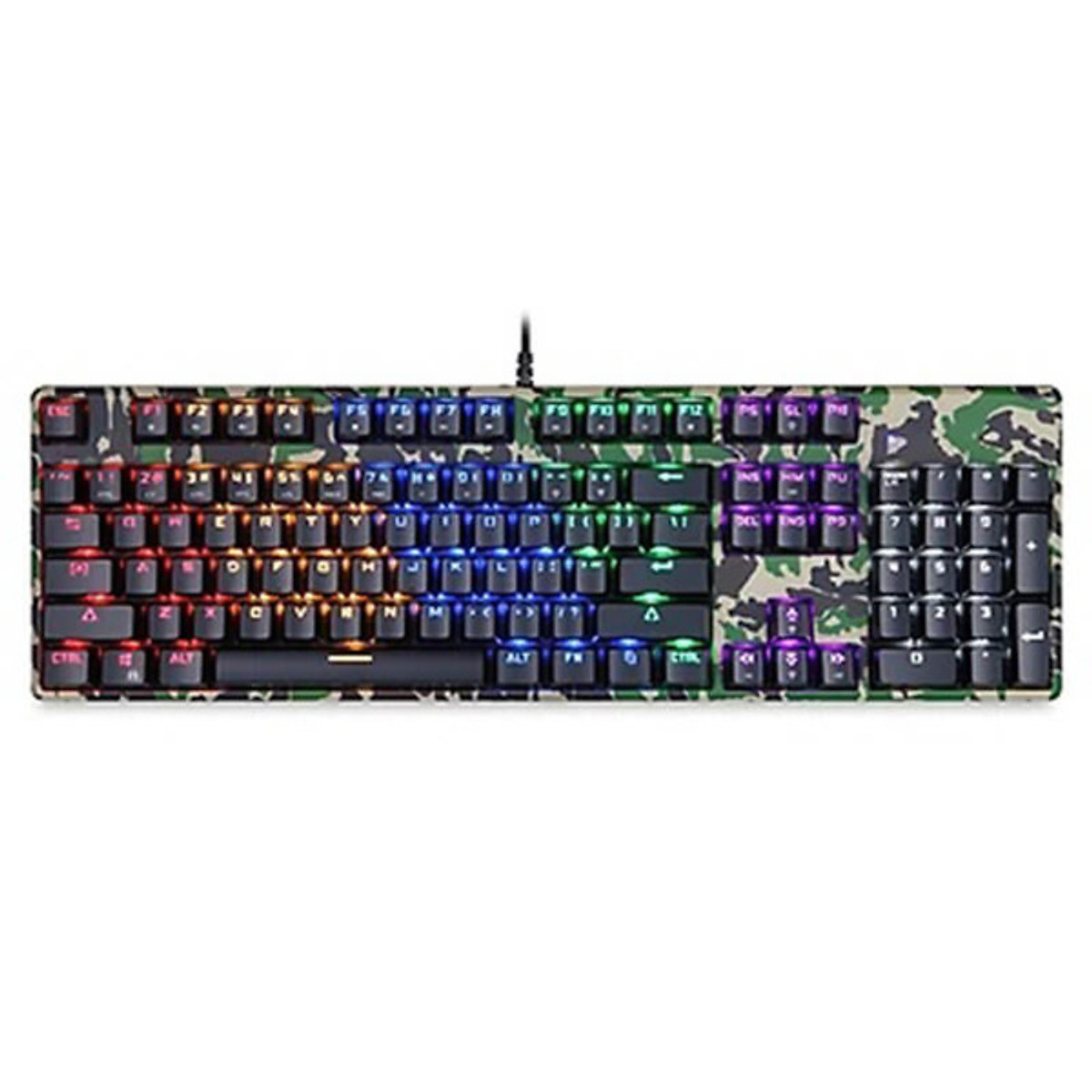 COMBO PHÍM CHUỘT Motospeed GS700 Rainbow – Gaming Keyboard & Mouse Combo (Camo GREEN)